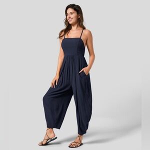 New With Tags Halara Navy Jumpsuit